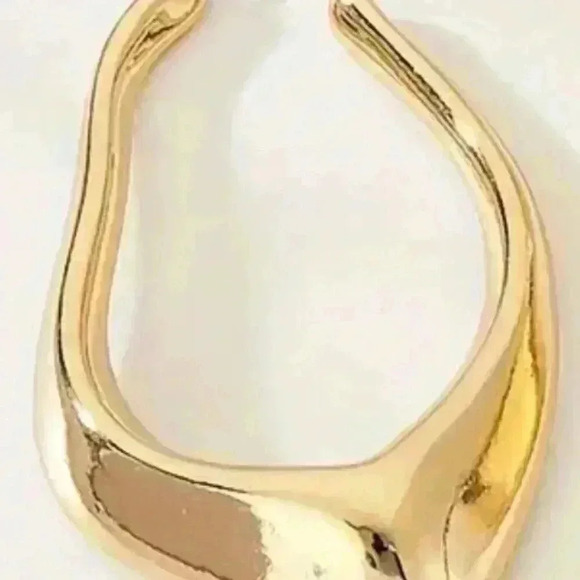 (2 for $12) Women's U-Shaped Earrings 14K Gold Plated Earrings Jewerly - Picture 2 of 8